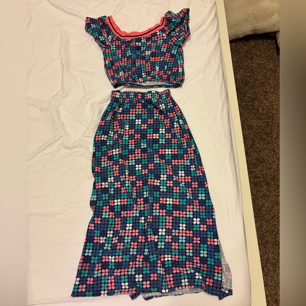 Kids two pieces colorful outfit